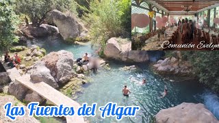 Comida de comunión en LAS FUENTES DEL ALGAR, municipio de CALLOSA D,EN SARRIA🥰