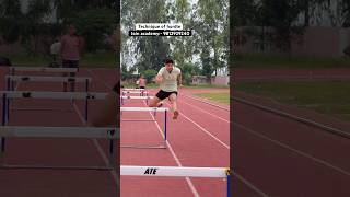 Technique of hurdle #ytshorts #shorts #motivation