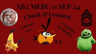 Angry Birds 2 AB2 Mighty Eagle Boot Camp MEBC 09/11/24-With 2 Extra Birds. No Shuffles. 13 Rms