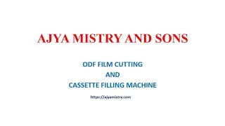 ODF Film Cutting and Cassette Filling Machine