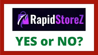 RapidStoreZ Review - Legit AI App?