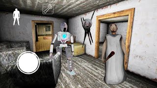 Granny New Update With Spider Angeline In House And New Robot Enemy | Granny Update Version 1.9