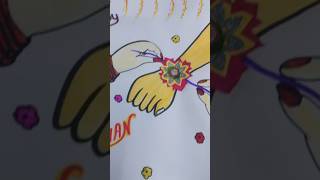 Raksha Bandhan Drawing | Raksha Bandhan easy Drawing #rakshabandhandrawing #trendingshorts #ytshorts