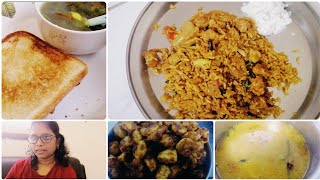 Day in My Life|| Prawns Briyani|| Brinjal Tiffen Sambar