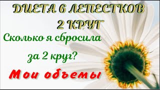 СКОЛЬКО Я СБРОСИЛА НА 6 ЛЕПЕСТКАХ ЗА 2 КРУГ?// МОИ ЗАМЕРЫ ОБЪЕМОВ//ОЩУЩЕНИЯ ОТ ДИЕТЫ 6 ЛЕПЕСТКОВ