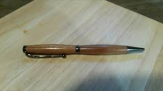 Sapele slimline pen