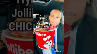 Trying JOLLIBEE / BEST FRIED CHICKEN 🔥 #shortsfood #youtubeshorts #shortsvlogs