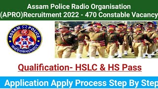 APRO RECRUITMENT 2022 & Fire Emergency Service Assam