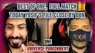 Big Match Best of 1 | Tik Tok | YOUSIF Vs DON | Full Match | 02-07-2023 | Yosif's file close Today