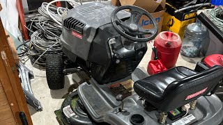 Craftsman Lt1500 Transmission Belt replacement. No Tools!