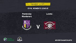 Pembroke Wanderers v Loreto - EY Hockey League - Women's D1