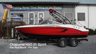 Chaparral H2O 21 Sport Red Black - SOLD