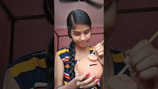 আজ রং করলাম এই লক্ষী ভান্ডারটিকে #shorts #viral #art #painting #easy