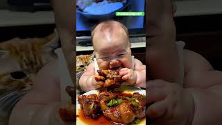 Baby mukbang/ăn khuya cùng bé #shorts #shortvideo