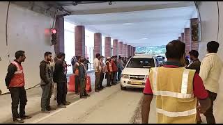 Trail Run of Lmvs Through #Qazigund_Banihal Tunnel