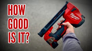 THE BEST 1st FIX TOOL? MILWAUKEE CABLE STAPLER REVIEW, #electrician #milwaukee #powertools #review