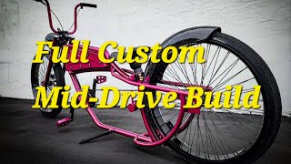 Handmade Custom One-Off Cruiser, Beach Cruiser E-bike.