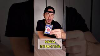 🤪MAGIA INTERATTIVA🤪che puoi fare con me guardando il video! #magictrick #cardtrick #magician