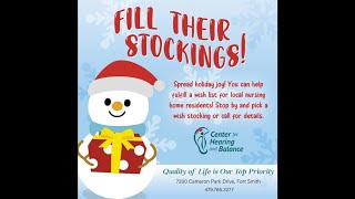 The Center for Hearing and Balance in Fort Smith brings back "Fill Their Stockings" campaign