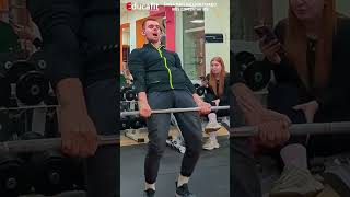 PUNCHED A GIRL 😳 CRAZY REACTION 🤩 #sport #reaction #gym #fitness