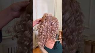 آموزش شنیون فر اروپایی نچرال #hairdresser #chignonhairstyle #عروس #شنیون #شنیون_عروس #hairtutorial