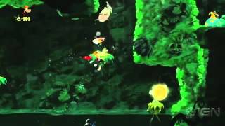 Rayman Origins Walkthrough - Jibberish Jungle Swinging Caves (Part 5)2746