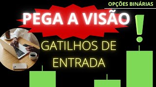 Pega a Visão Gatilhos de entrada