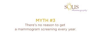 Myth 3 About Mammography