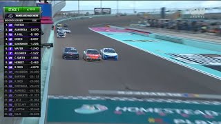 FINAL LAPS OF STAGE 1 - 2024 AMEX CREDIT CARD 300 - 2024 NASCAR XFINITY SERIES