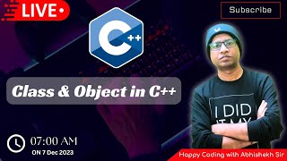 2.1 Introduction of class and object in C++ | Class and object in C++