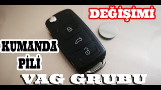 Volkswagen Grubu Araçların Kumanda Pili Nasıl Değiştirilir ?