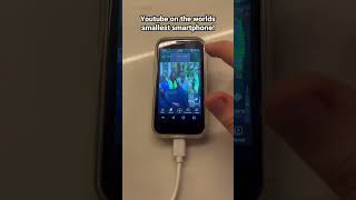 Youtube on the worlds smallest smartphone! #shorts #smartphone #smallgadgets