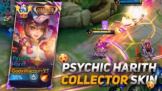 PSYCHIC HARITH COLLECTOR SKIN REVIEW AND GAMEPLAY 🔥 MLBB | GODXWARRIOR