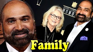 Franco Harris Family With Son and Wife Dana Dokmanovich 2022