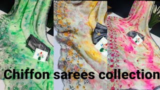 chiffon sarees with price | chiffon sarees online collection