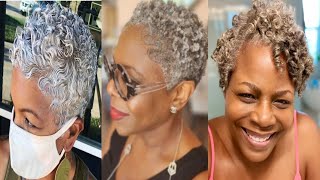 natural short hair hairstyle for African American women|natural short hairstyles for black women