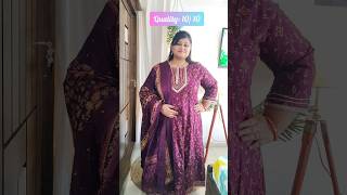 Meesho Gorgeous Anarkali Kurta Set #meesho #ytshorts #pratibharani