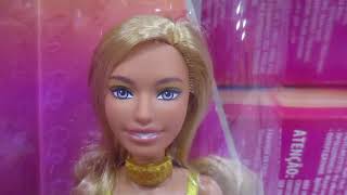 Barbie Golden Dream 1.980 - Hermosa Muñeca de Cabello Rubio Ondulado & Vestido Enterizo Dorado 💛 ✨️