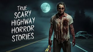 True Highway Scary Horror Stories for Sleep | Black Screen With Rain Sounds