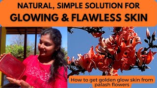 Natural soap for glowing skin | One solution for all skin problems | Palash benefits | Homemade soap