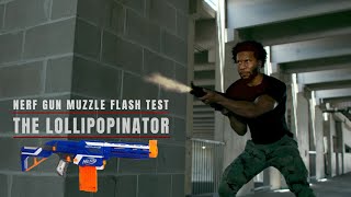 The Lollipopinator - Short film testing a Nerf gun with muzzle flashes.