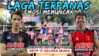 LAGA TERPANAS🔥EMOSI MEMUNCAK DARI DUA TIM || RRTP VS GELORA MUDA || DANDIM CUP XII 2024 PAMEKASAN