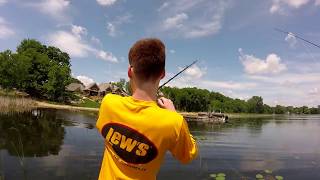 MASSIVE Sunfish Caught On A Senko!!