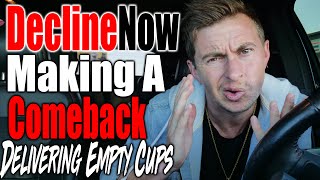 DeclineNow IS BACK With Decline To Fill Cup - Empty Cup Drop Off Trend Picking Up - Doordash Money