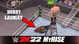 WWE 2K22 MyRise - MONEY IN THE BANK LADDER MATCH!