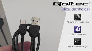 Ultra szybki kabel USB-C marki Qoltec