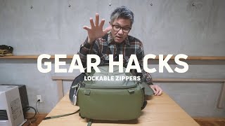 Shimoda Gear Hacks / Lockable Zippers?