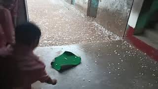 Hail Fall in Katoria, Banka, Bihar