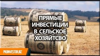 Инвестиции в сельское хозяйство