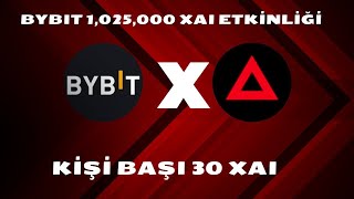 30.667 kişinin 45$ kazanacağı Bybit Borsası Xai token etkinliği ! ! !